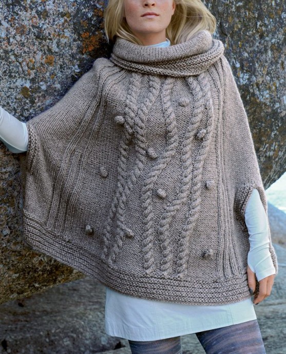 Inspiration. Knit Thick Shawls.