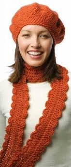 Inspiration. Set of Scarf and Hat.