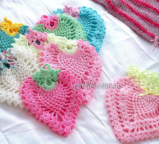 Strawberry Crochet Doilies