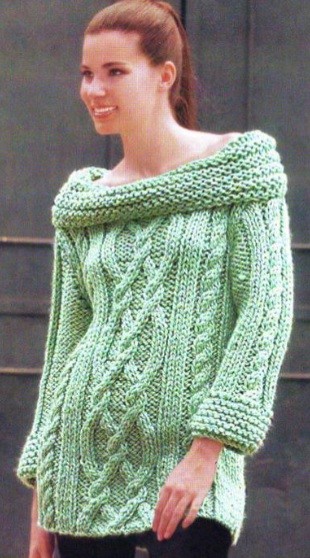 ​Aquamarine Cozy Sweater