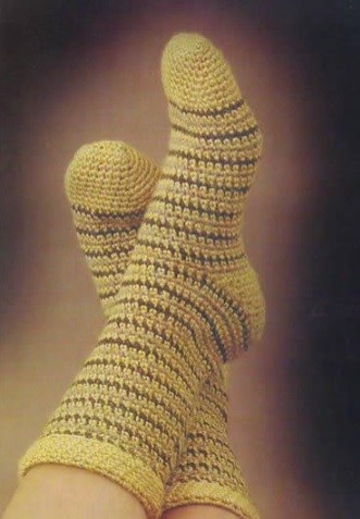 ​Crochet Stripped Socks