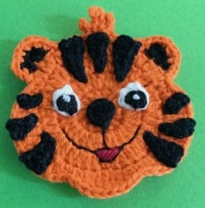 Helping our users. ​Crochet Tiger Applique.