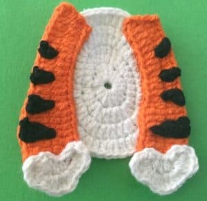 Helping our users. ​Crochet Tiger Applique.