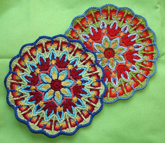 Inspiration. Crochet Mandalas.