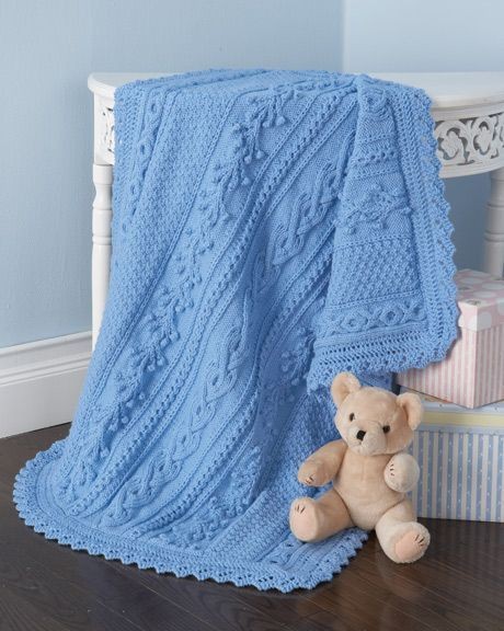 Inspiration. Knit Baby Blankets.