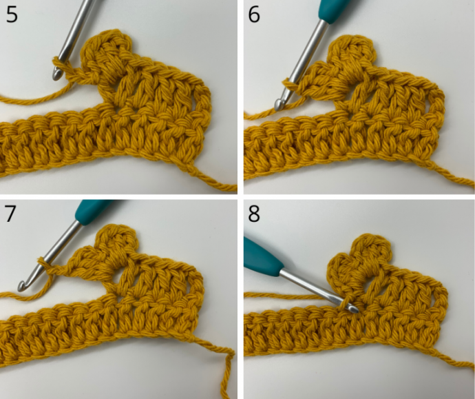 Step-By-Step Crochet Instructions for Floral Patterns with Detailed Row Guidance
