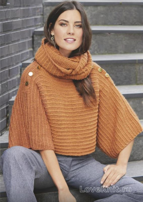 ​Knit Cinnamon Pullover and Cowl