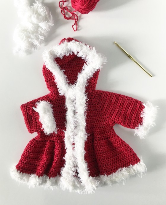 Helping our users. Baby Santa Crochet Coat. Helping our users. Baby Santa Crochet Coat.