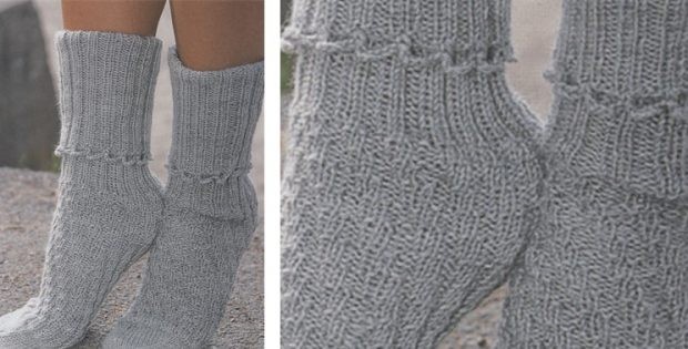 Helping our users. ​Knit Tube Socks.