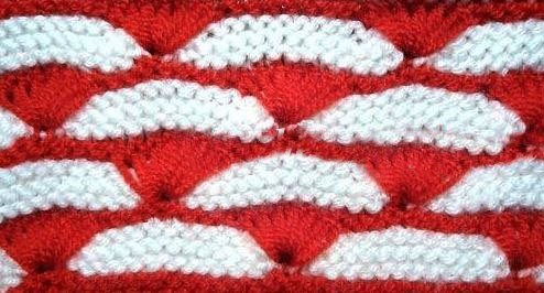 ​Fancy Two-Colored Knit Stitch