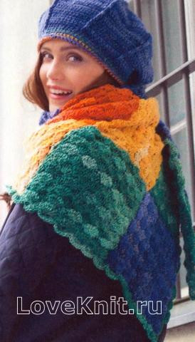​Bright Crochet Shawl