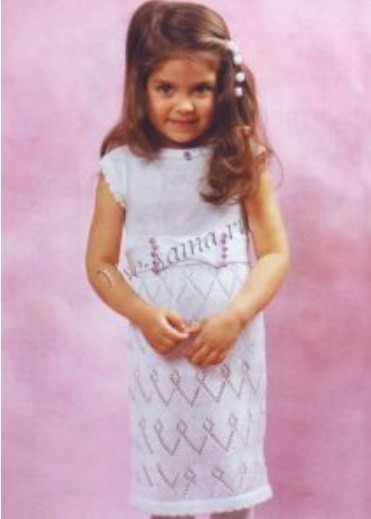 How to Create a Beautiful Knitted Dress for Ages 5-6 with Beads and Stylish Details