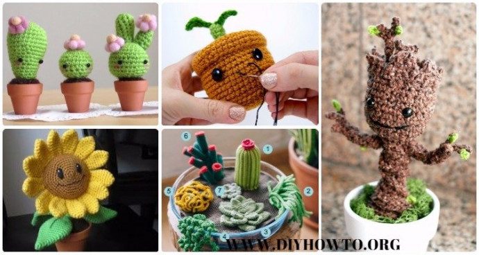 Inspiration. Crochet Home Plants.