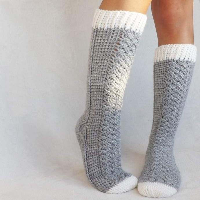 Inspiration. Crochet Socks.