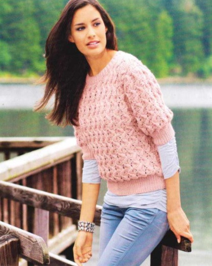 ​Knit Pink Pullover