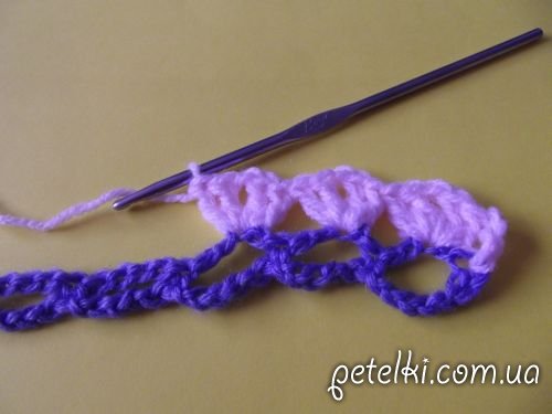 Two-Coloured Crochet Stitch