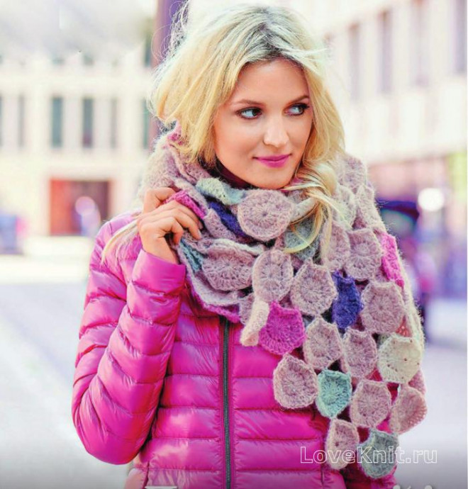 ​Crochet Circles Scarf