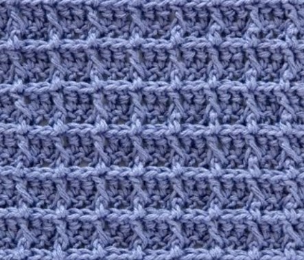 Helping our users. ​Belgian Waffle Crochet Stitch.