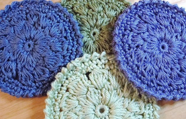 Inspiration. Crochet Coasters.