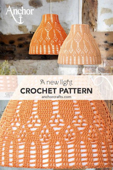 Inspiration. Crochet Lamp Shades.