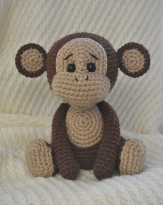 Inspiration. Crochet Amigurumi Monkeys.