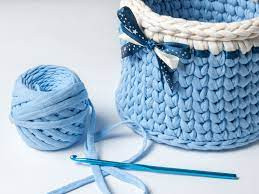 Inspiration. Crochet Baskets.