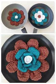 Inspiration. Crochet Pan Protection.