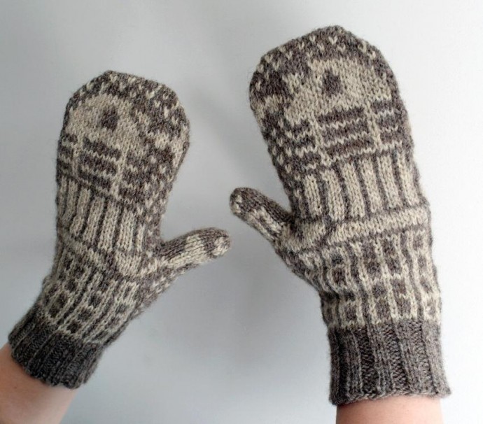 Inspiration. Knit Mittens.