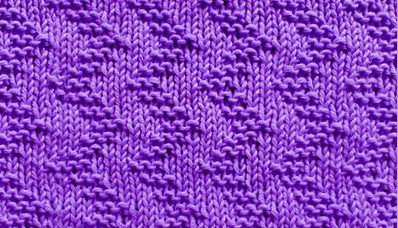 Vertical Zigzags Knit Pattern Vertical Zigzags Knit Pattern