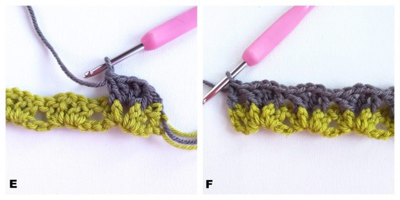 ​Reversible V-Stitch Waffle Crochet Pattern