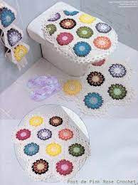 Inspiration. Crochet Bathroom Accessories.