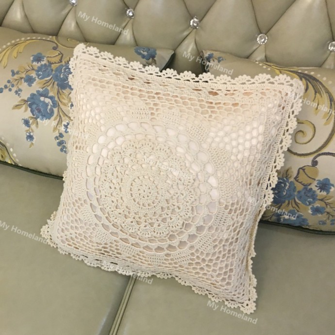 Inspiration. Crochet Cushion Cover.