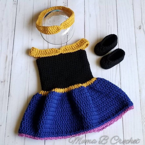 Inspiration. Crochet Disney Princess Dresses.