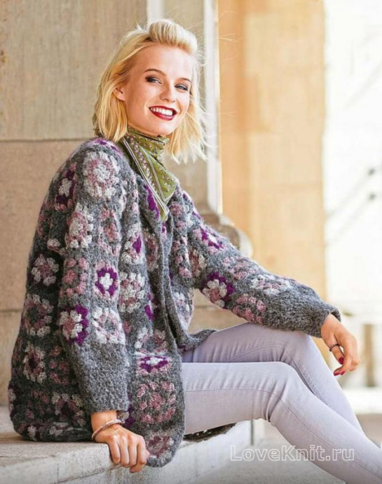 Complete Guide to Crocheting a Stylish Jacket with Colorful Yarn Patterns