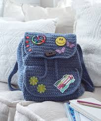 Inspiration. Crochet Backpacks.