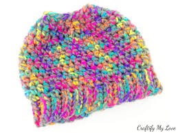 Inspiration. Crochet Ponytail Hats.