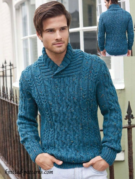 Inspiration. Knit Men's Pullovers.