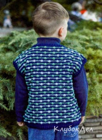 ​Warm Crochet Vest for Boy