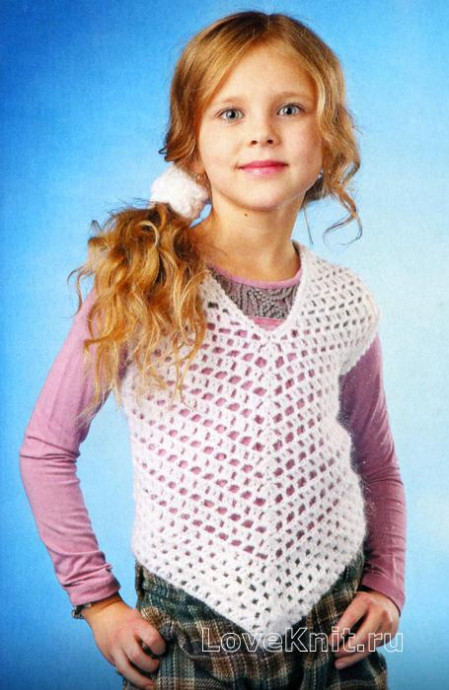 ​Crochet Girl’s Vest