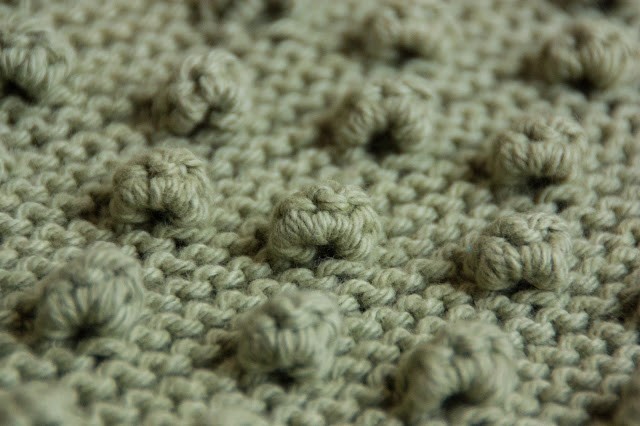 Helping our users. Bobble Stitch Washcloth.