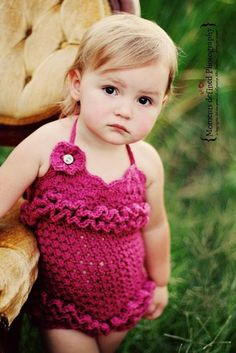 Inspiration. Crochet Baby Swimsuits.