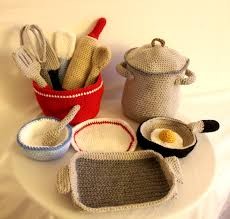 Inspiration. Crochet Kitchen Clothing.