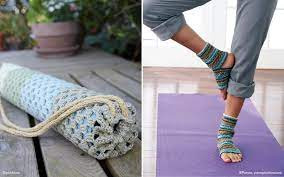 Inspiration. Crochet Yoga Mat Covers.