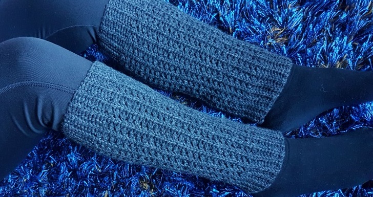 ​Ribby Crochet Leg Warmers