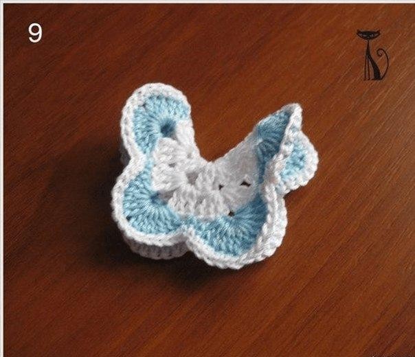 Small Crochet Butterfly Small Crochet Butterfly