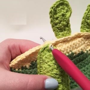 Helping our users. ​Crochet Grasshopper.