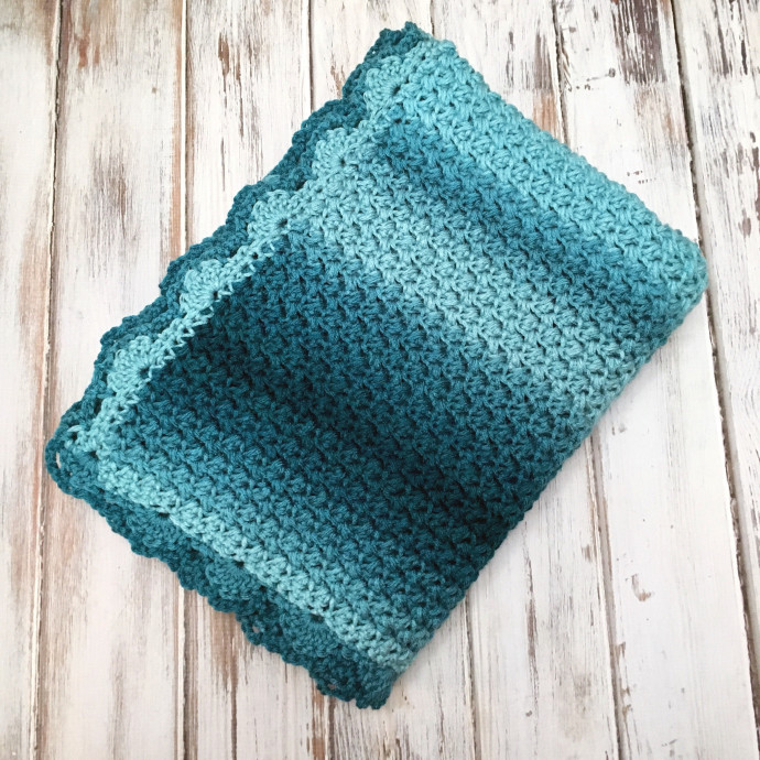 Helping our users. Marine Baby Blanket.