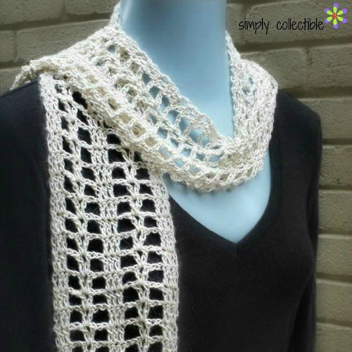 Inspiration. Crochet Summer Scarves.