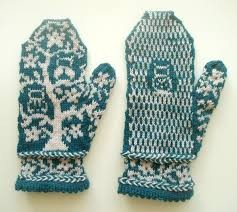 Inspiration. Knit Mittens.