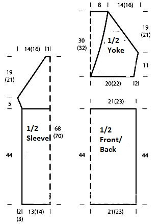 Complete Crochet Instructions for a Stylish Cotton and Silk Blouse Using Lana Grossa Secondo Yarn